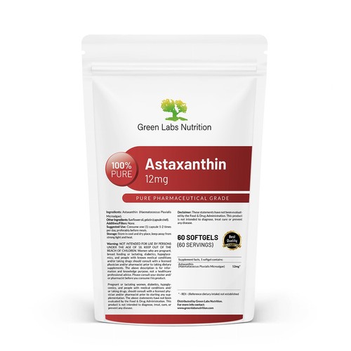 Astaxanthin kapseln - 12, mg
