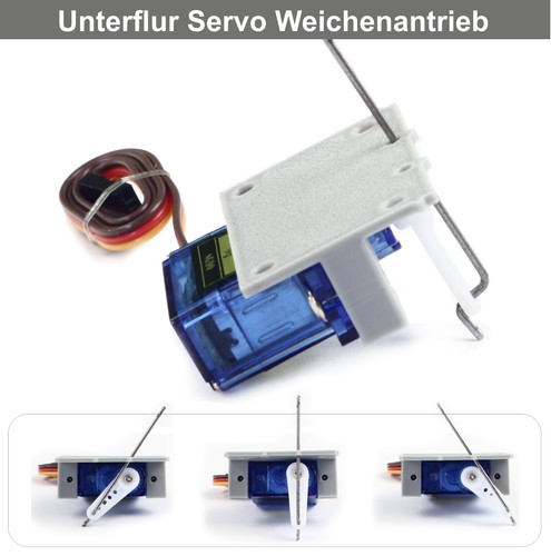 Weichenantrieb unterflur - h0,