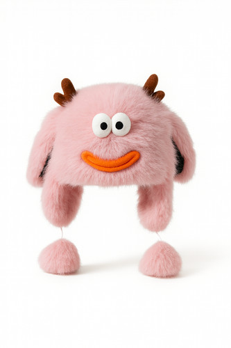 Weiche monster flausch mütze - monster, flausch-mütze