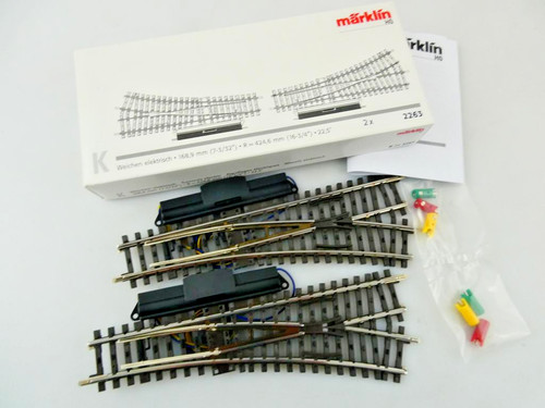 Märklin 2263 2x weiche - märklin,