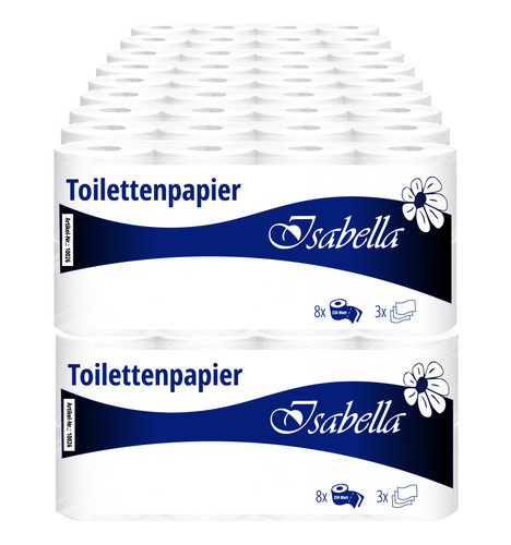 144 rollen toilettenpapier - 144,